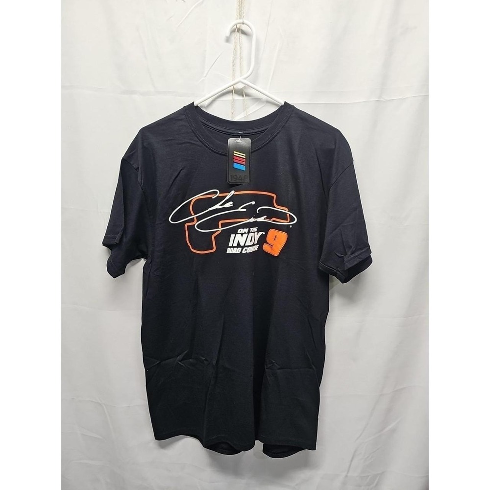 Chase Elliott 2021 Checkered Flag Sports #9 Hooters On the Indy Road Course Tee